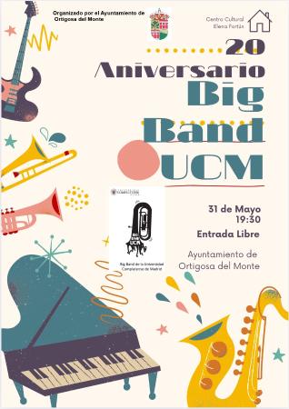 Imagen ACTUACIÓN DE LA BIG BAND UCM. SÁBADO, 31 DE MAYO, A LAS 19:30 HRS.
