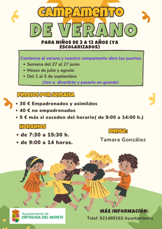 Imagen CAMPAMENTO DE VERANO 2025