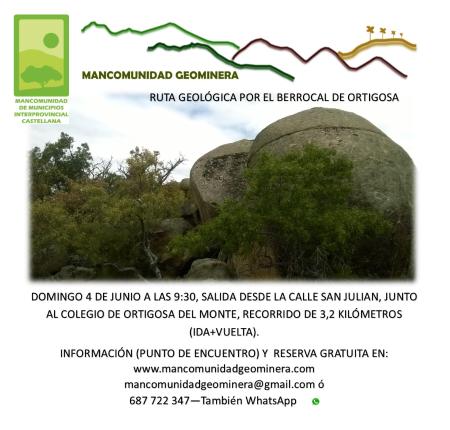 Imagen RUTA GEOLÓGICA POR EL BERROCAL DE ORTIGOSA DEL MONTE.