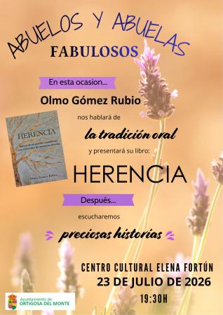 Imagen ABUELOS Y ABUELAS FABULOSOS. 23 DE JULIO, A LAS 19:30 H.