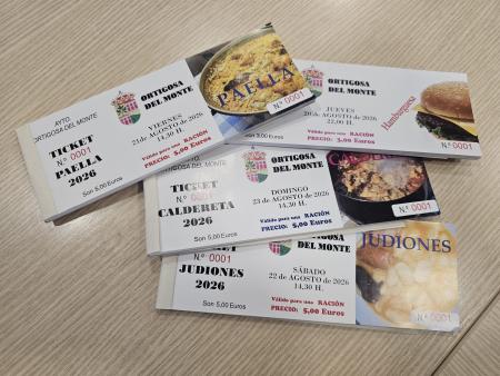 Imagen VENTA DE TICKETS DE COMIDAS DE LAS FIESTAS